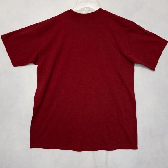 Vintage Kennedy Space Center Graphic T Shirt Space For Everyone Red Mens Large L - Picture 3 of 8